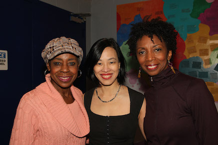 Marjorie Johnson, Lia Chang and Sharon Washington. Photo by Garth Kravits